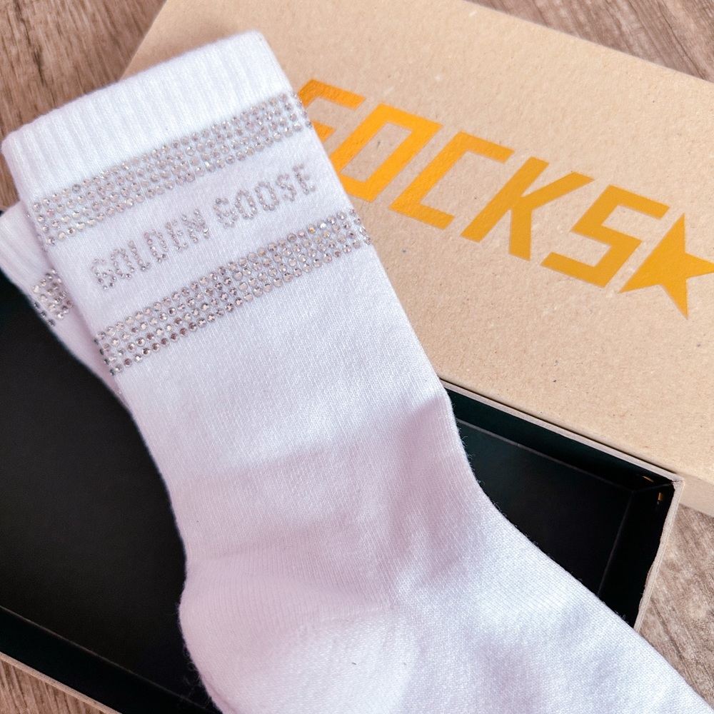 Golden Goose GGDB Crystal Socks - New with Tags